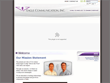 Tablet Screenshot of eaglecommunication.stratumweb.com